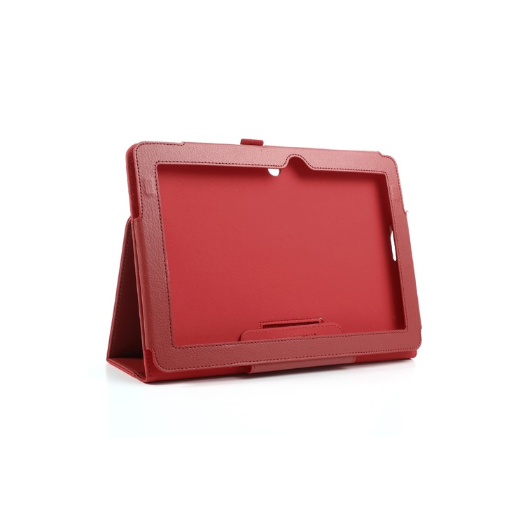 Red PU Leather Stand Cover for ASUS ME102A MeMO Pad 10