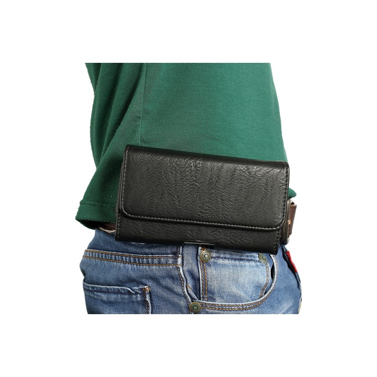 Horizontal Thick Leather Holster for Samsung Galaxy Note 3 N9005 w/ Belt Clip-6