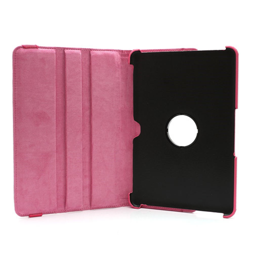 360 Degree Rotary Leather Case Stand for Samsung Galaxy Tab 2 10.1 P5100 P5110 P7500 P7510 - Rose-12