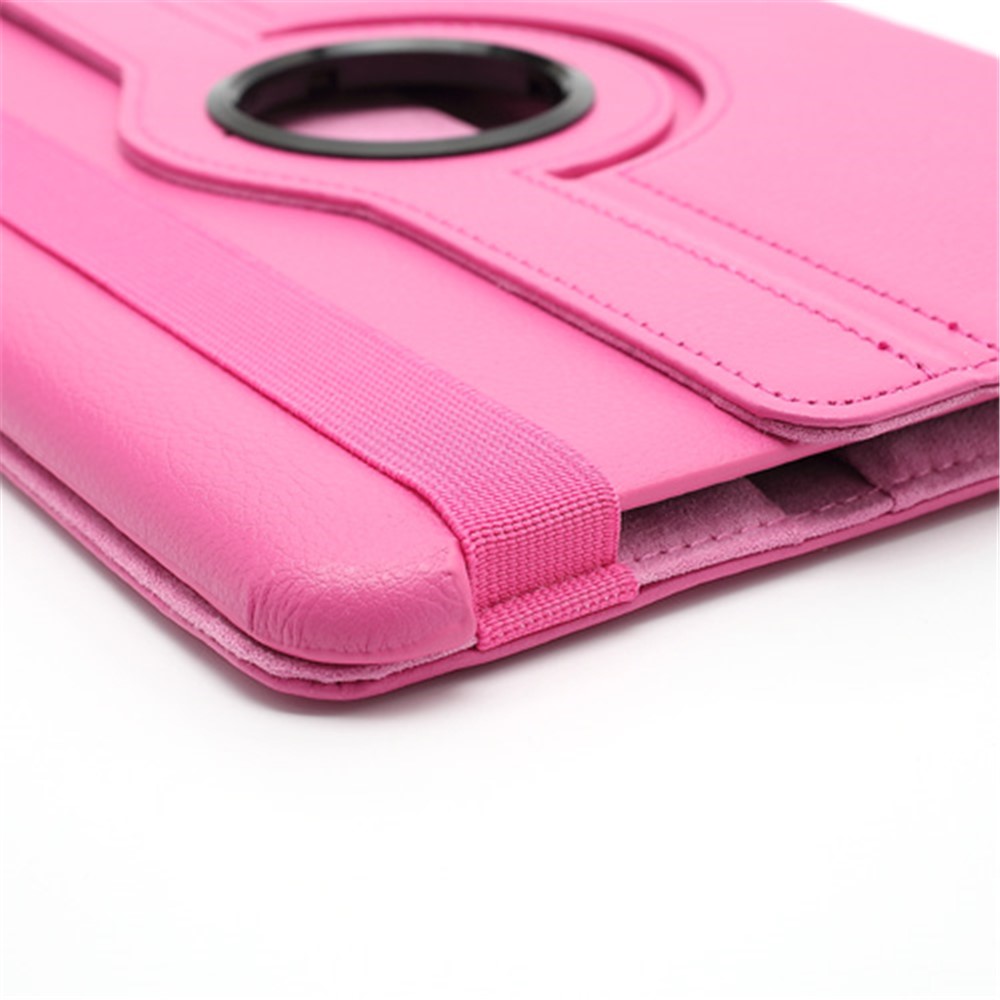 360 Degree Rotary Leather Case Stand for Samsung Galaxy Tab 2 10.1 P5100 P5110 P7500 P7510 - Rose-14
