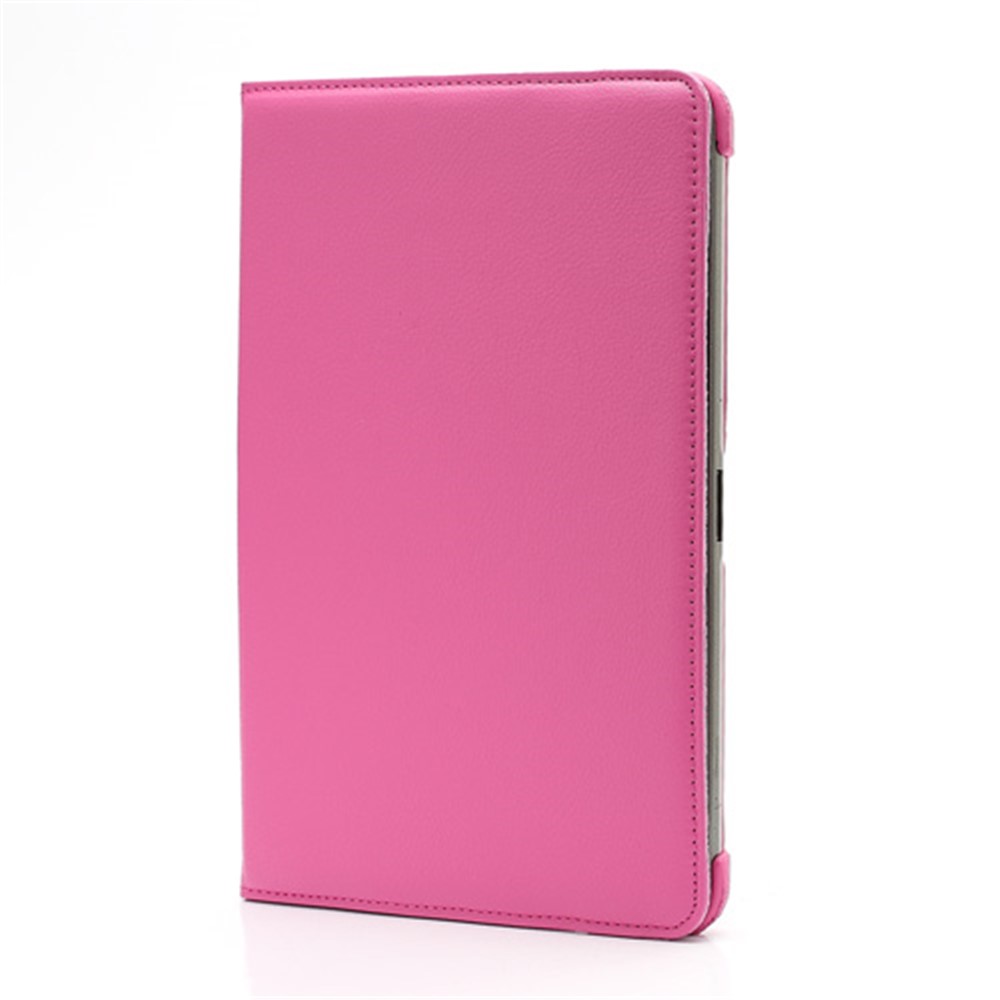 360 Degree Rotary Leather Case Stand for Samsung Galaxy Tab 2 10.1 P5100 P5110 P7500 P7510 - Rose-2