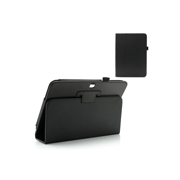 Black Litchi Leather Stand Case for Samsung Galaxy Tab 3 10.1 P5200 P5210