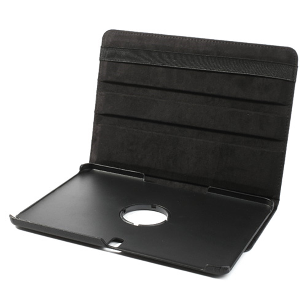 360 Rotary Litchi Grain Leather Cover w/ Stand for Samsung Galaxy Note 10.1 (2014 Edition) SM-P600 - Black-9