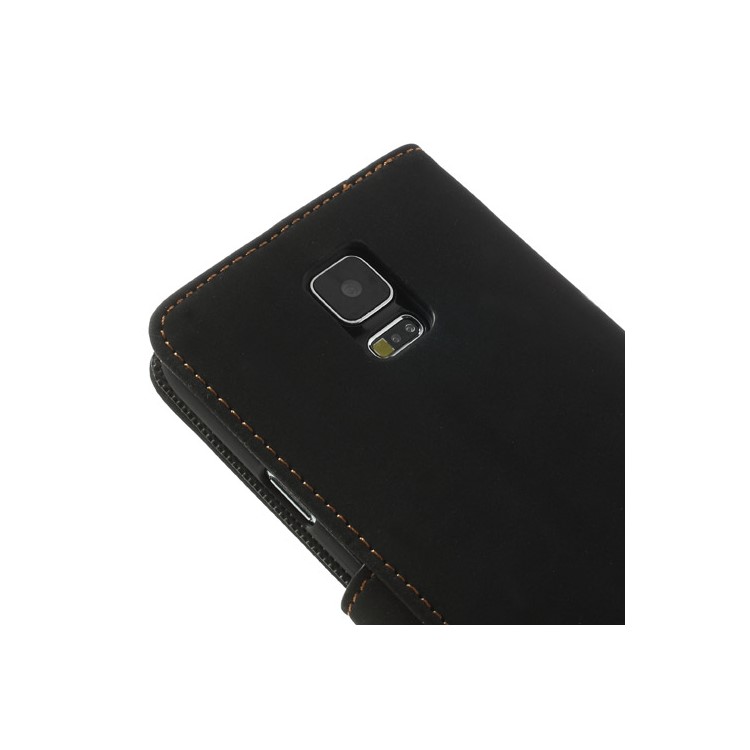 Retro Style Wallet Leather Stand Case Cover for Samsung Galaxy S5 G900F - Black-10