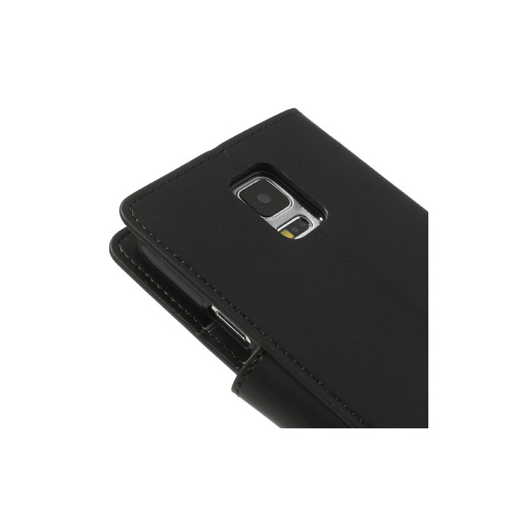 Mercury Sonata Diary Leather Case for Samsung Galaxy S5 G900 - Black-8
