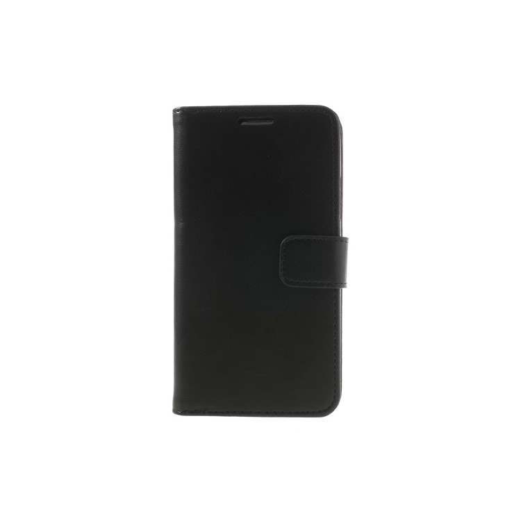 Crazy Horse Card Slots Leather Case for Samsung Galaxy S5 G900 w/ Stand - Black-3