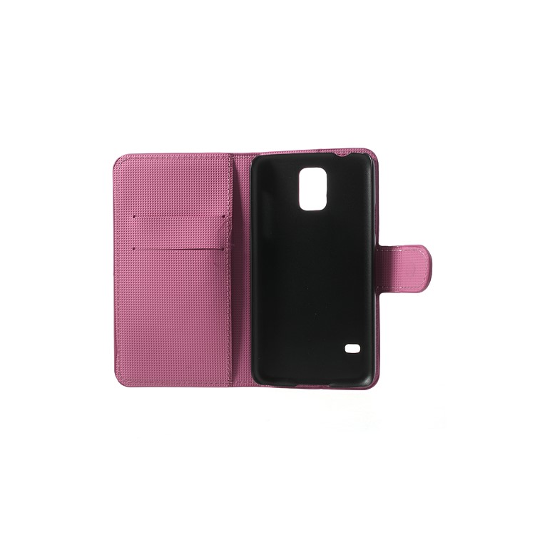 For Samsung Galaxy S5 G900 Beautiful Lotus Flower Wallet Leather Phone Case-11