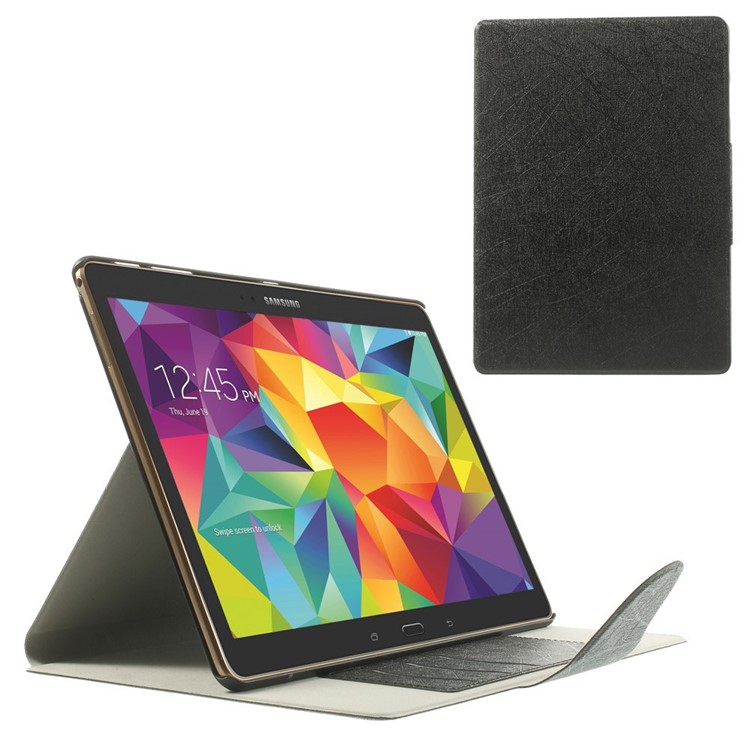 

Black for Samsung Galaxy Tab S 10.5 T800 T805 Scribbled Lines Leather Smart Card Holder Case