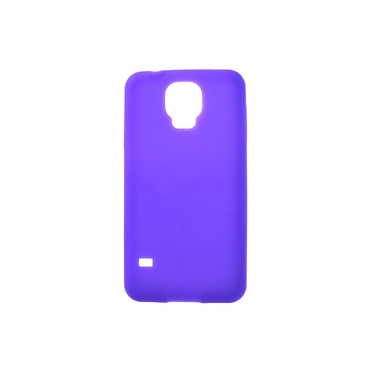 Purple Soft Silicone Cover for Samsung Galaxy S5 G900F-1