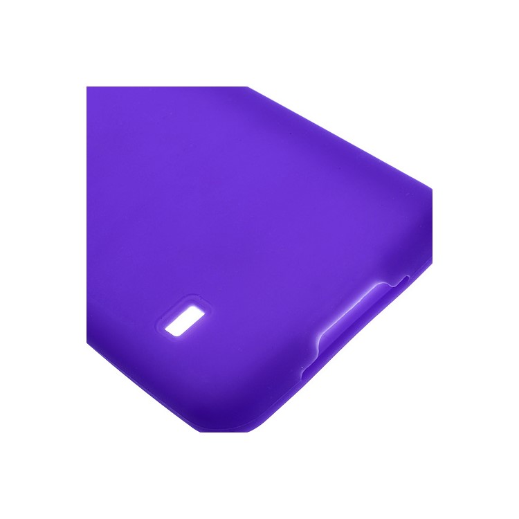 Purple Soft Silicone Cover for Samsung Galaxy S5 G900F-5