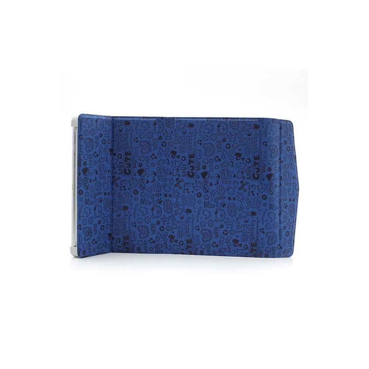 Blue Cute Cartoon 7-inch Tablet PC Magnetic Leather Case Stand Holder-7
