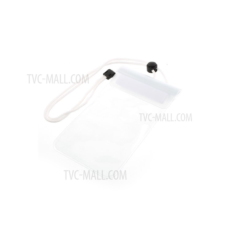 White Waterproof Dry Bag Case for iPhone Samsung Sony HTC Etc, Fat Size: 13.5 x 9cm-6