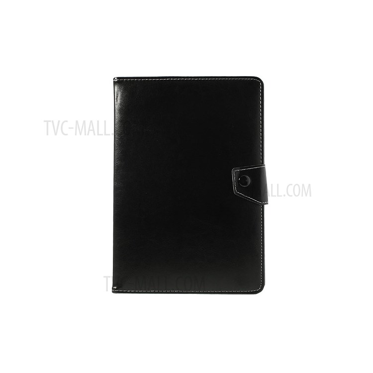 Universal Crazy Horse Leather Stand Cover for iPad Air / Sony Xperia Tablet Z 10-inch Tablet PC - Black-2