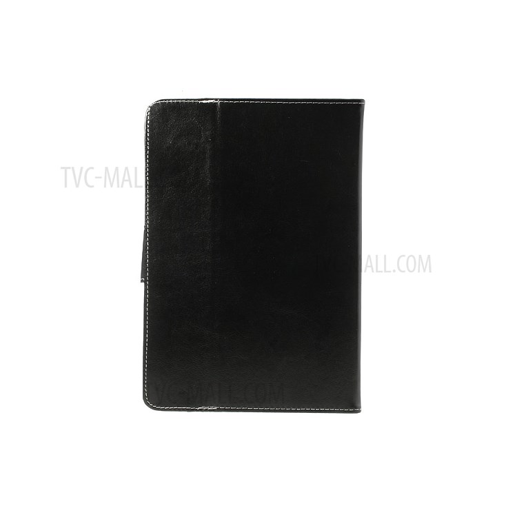 Universal Crazy Horse Leather Stand Cover for iPad Air / Sony Xperia Tablet Z 10-inch Tablet PC - Black-3