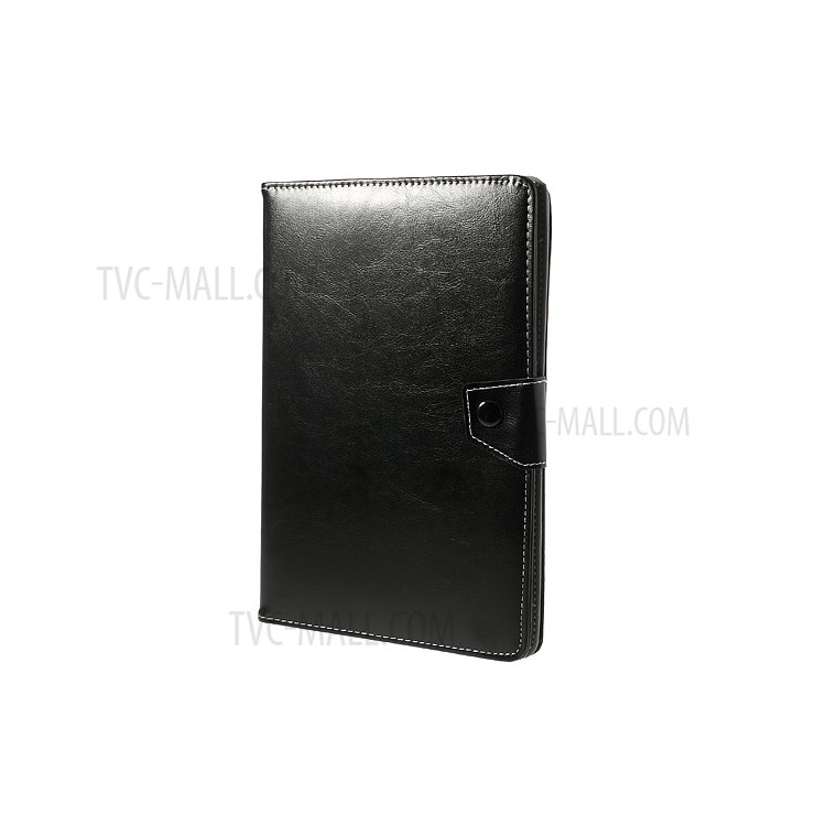 Universal Crazy Horse Leather Stand Cover for iPad Air / Sony Xperia Tablet Z 10-inch Tablet PC - Black-4
