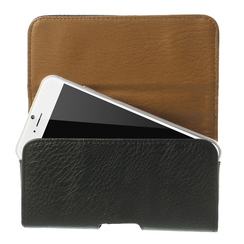 étui horizontal de pochette d'étui en cuir en cuir pour iphone 7/8 / se (2020) / se (2022) / 6/6s 4,7 pouces samsung s4 / s3, taille: 140 x 72 x 17 mm