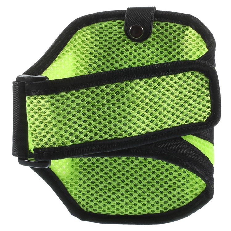 Green Sweat-absorbent Mesh Gym Sports Armband Case for iPhone 6 4.7 inch / Samsung Galaxy S5 G900 / S4 I9500 Etc.-2