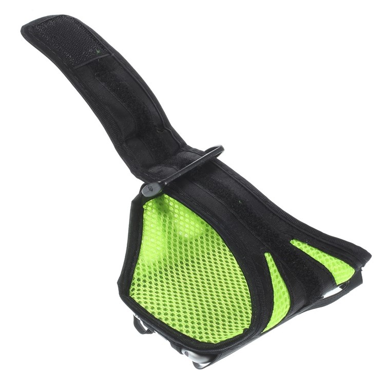 Green Sweat-absorbent Mesh Gym Sports Armband Case for iPhone 6 4.7 inch / Samsung Galaxy S5 G900 / S4 I9500 Etc.-3