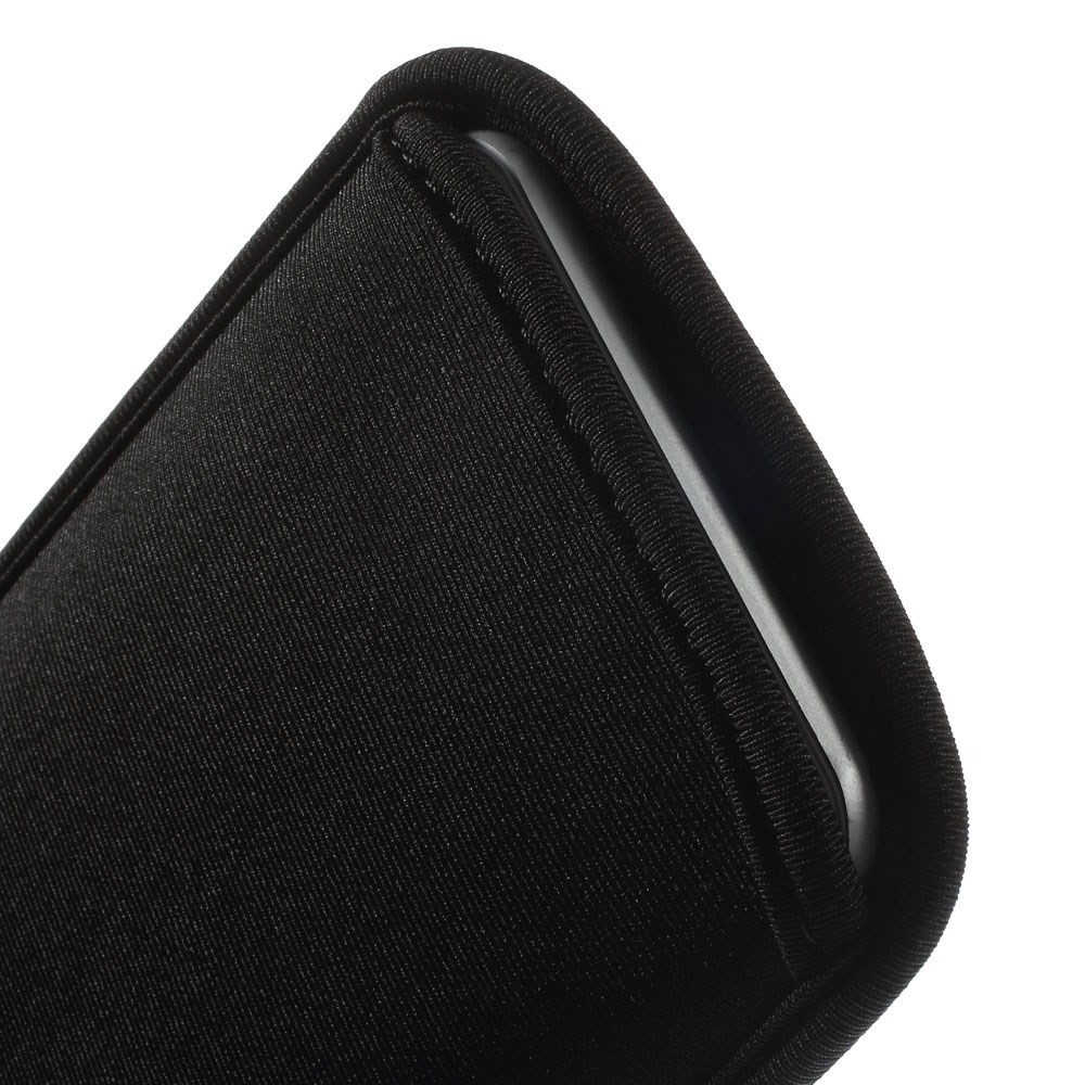 Black Diving Cloth Pouch Bag for iPhone 6 5.5-Inch Samsung HTC, Size: 15.9 x 8.5cm-3