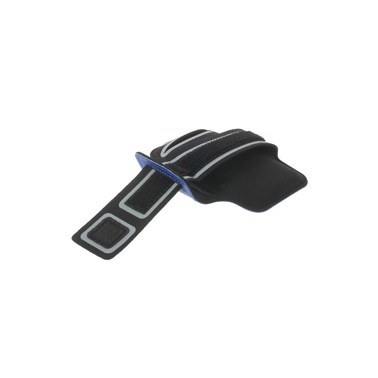 Running Jogging Sports Gym Armband Pouch Case for Samsung Galaxy S5 G900 - Dark Blue-3
