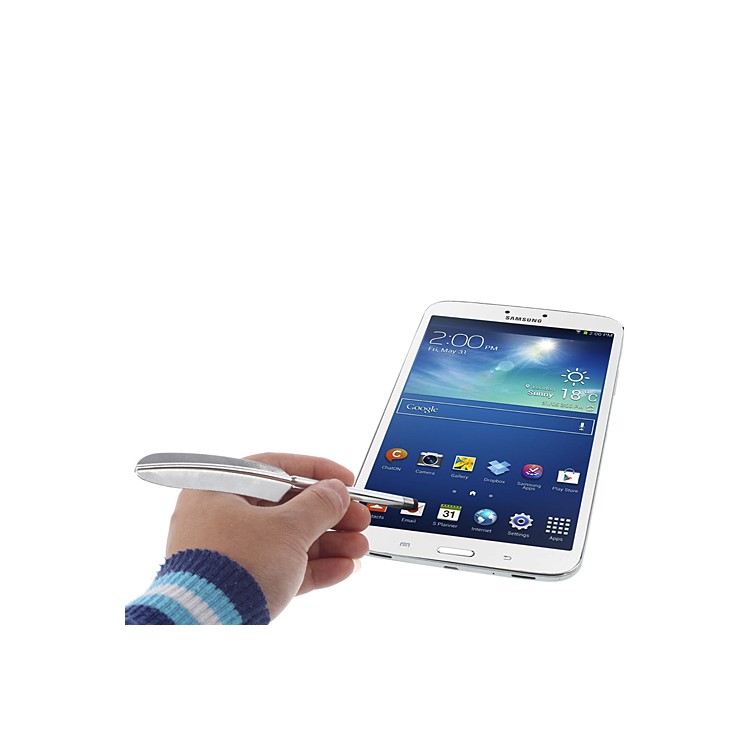 Silver Retro Quill Style Feather Capacitive Screen Stylus Touch Pen for iPhone iPad Samsung Sony Nokia-4