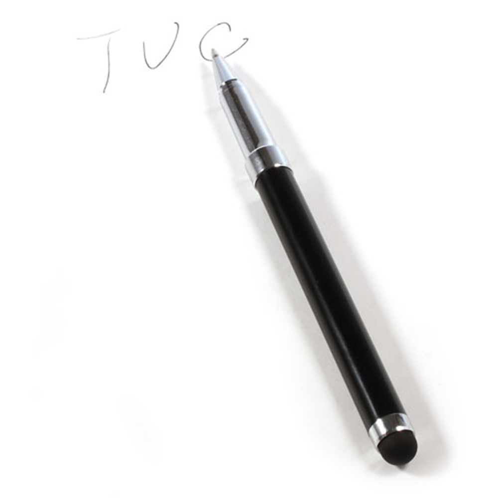 Esferográfica Multi-funcional Preta & Caneta Stylus Para Dispositivos De Tela De Toque Capacitive 14cm-4