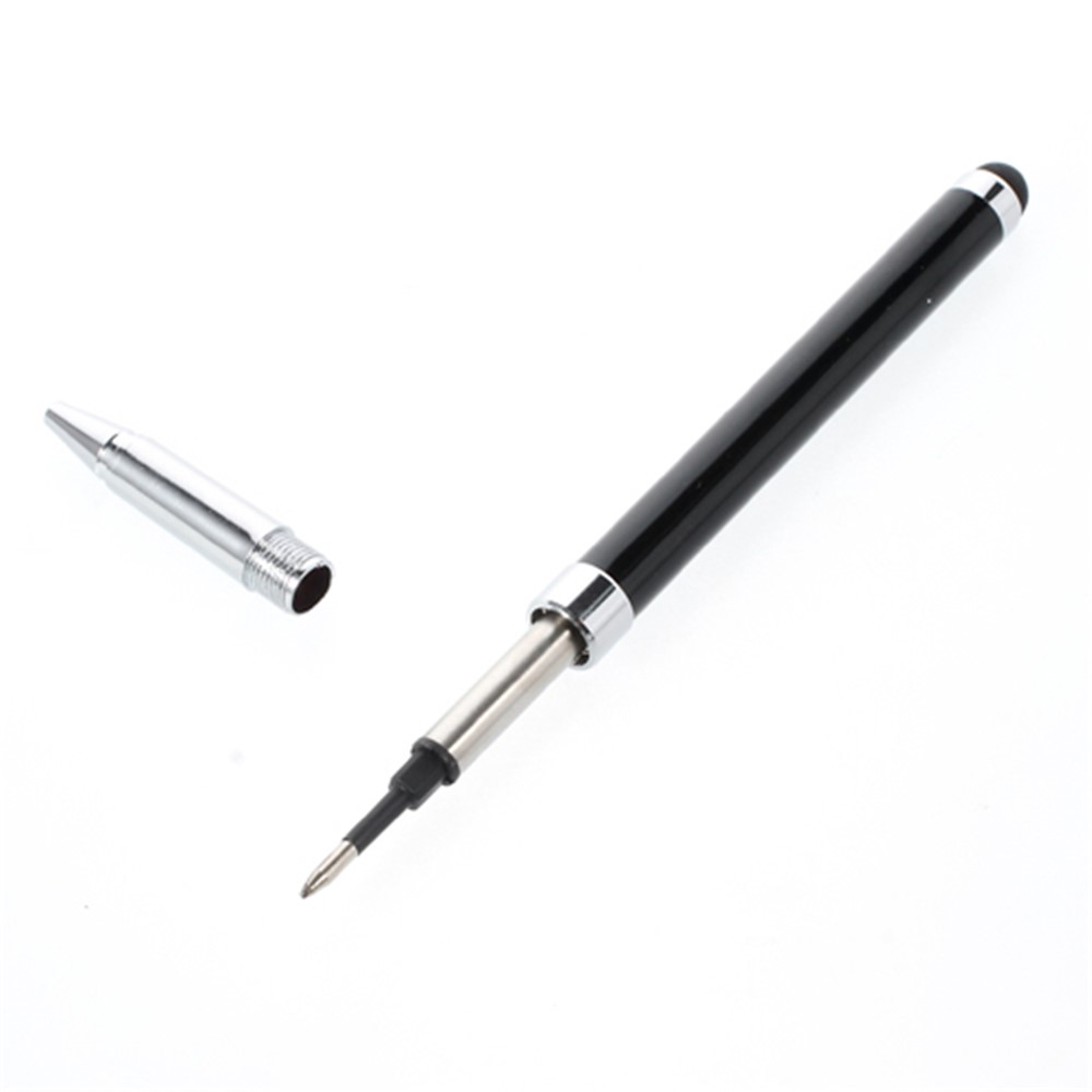 Black Multi-functional Ballpoint & Stylus Pen for Capacitive Touch Screen Devices 14cm-6