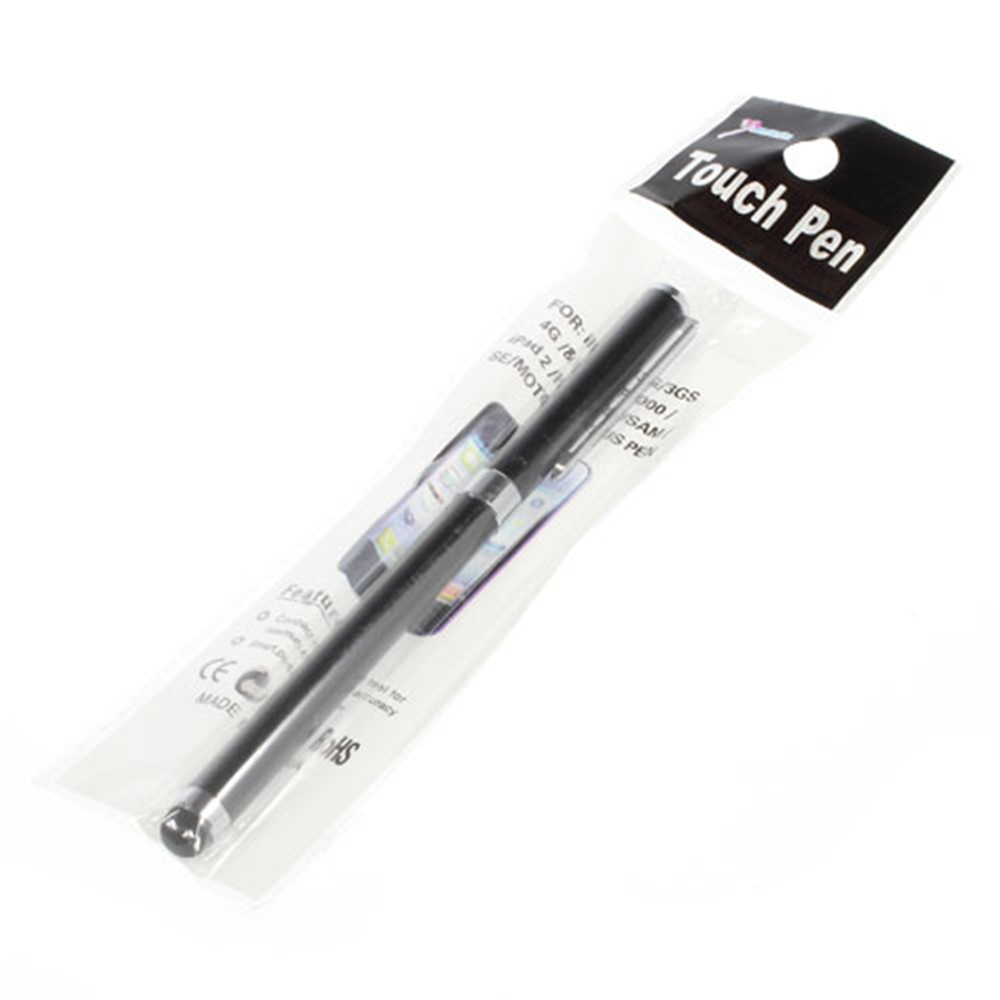 Esferográfica Multi-funcional Preta & Caneta Stylus Para Dispositivos De Tela De Toque Capacitive 14cm-7