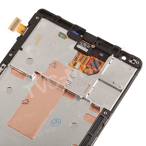 LCD Screen and Digitizer Assembly with Front Housing Replacement for Nokia Lumia 1520 OEM-5