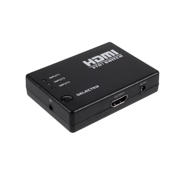 3 Port HDMI Switch Switcher 1080P w/Remote Control-4