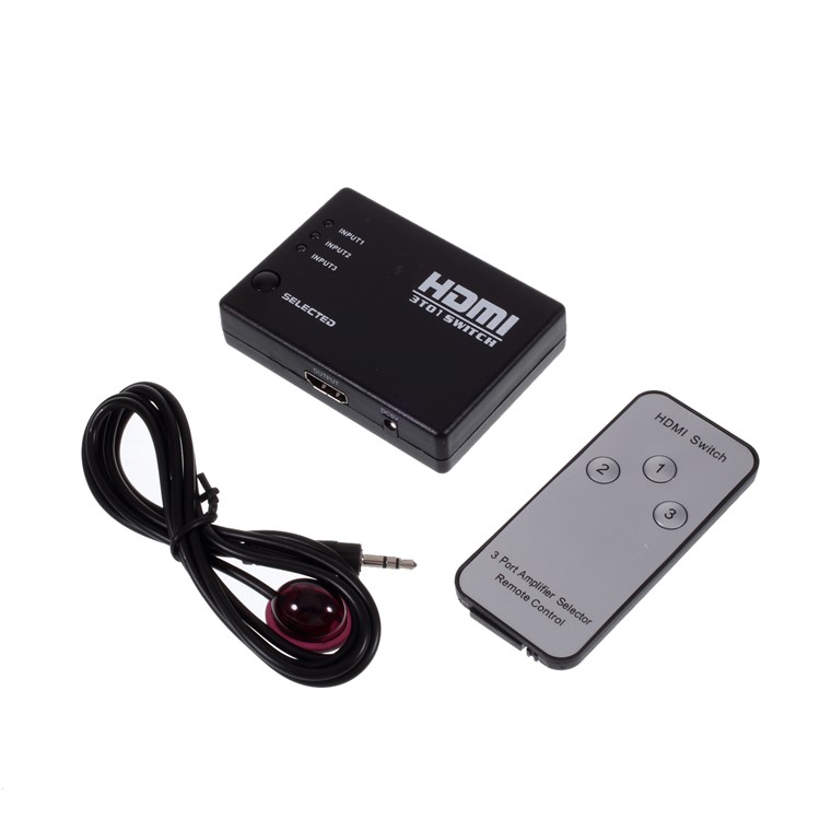 3 Port HDMI Switch Switcher 1080P w/Remote Control-9