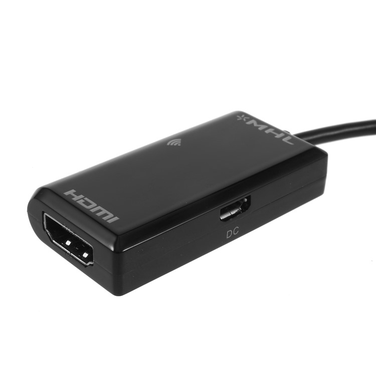 MHL Micro USB 5 Pin / 11 Pin Male to HDMI Female HDTV Adpater Cable with Remote Control-5