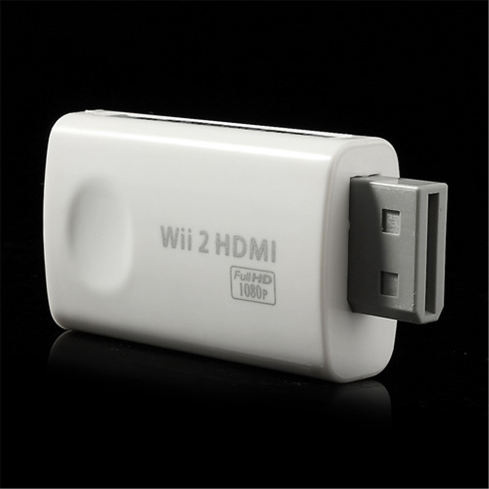 Wii to HDMI 3.5mm Audio Full HD 720P 1080P Converter Adapter for Wii Game-3