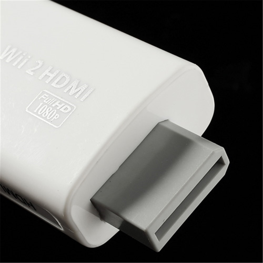 Wii to HDMI 3.5mm Audio Full HD 720P 1080P Converter Adapter for Wii Game-4