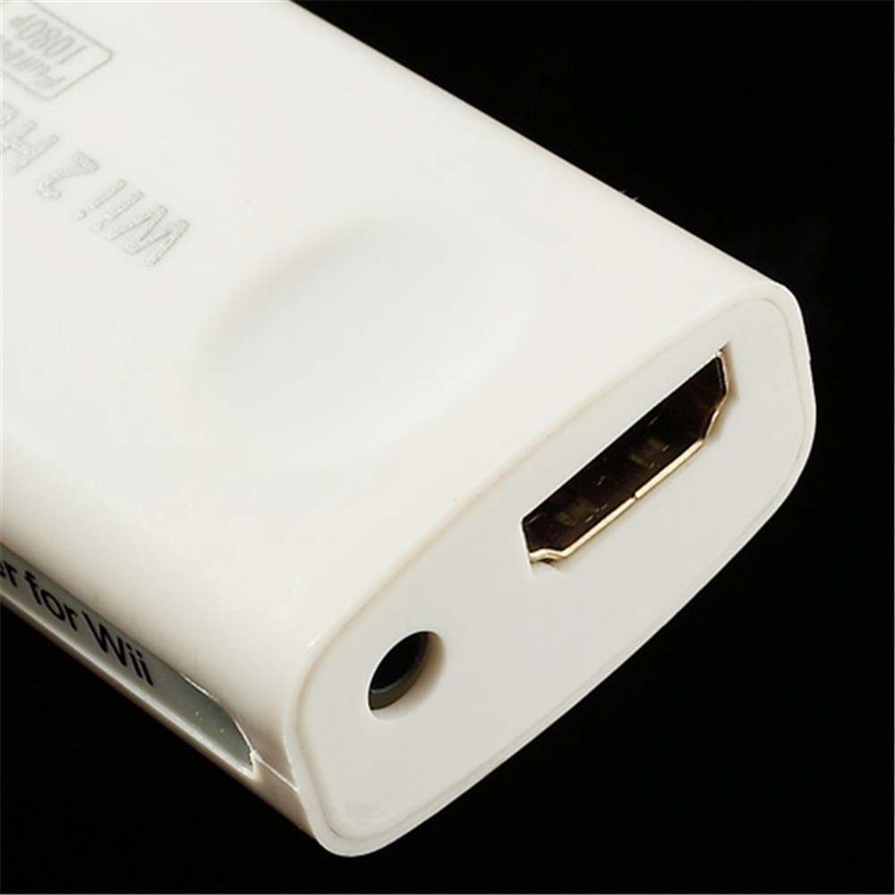Wii to HDMI 3.5mm Audio Full HD 720P 1080P Converter Adapter for Wii Game-5