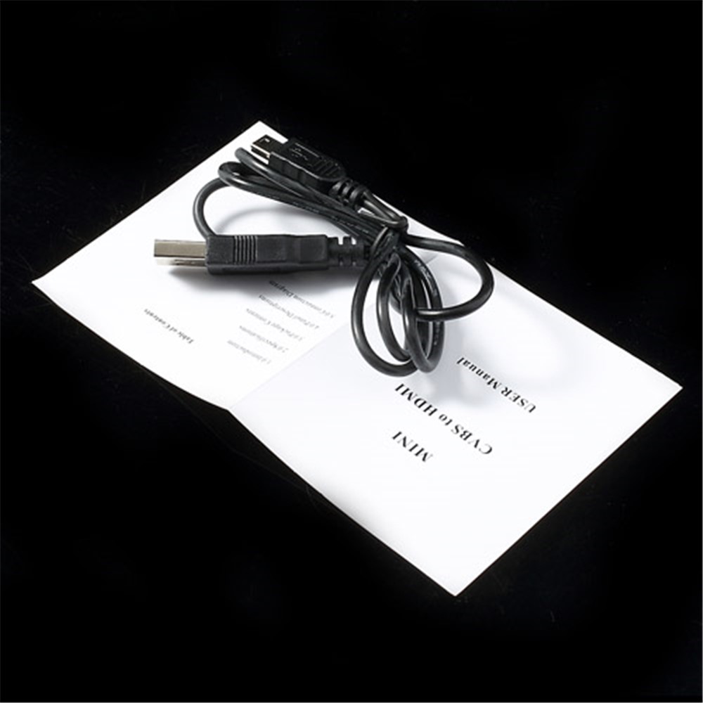 Mini Composite RCA CVBS AV to 720P 1080P HDMI Converter Adapter-3