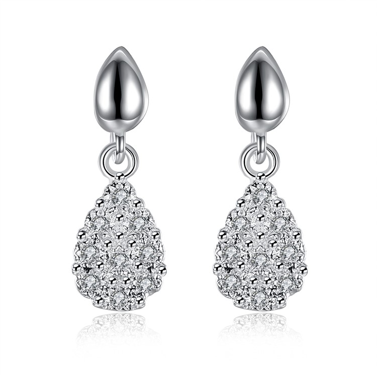 Purchased Lknspce813 Water Drop Shaped Silver Plated Nice Earrings For Women Las Purchased Lknspce813 Water Drop Shaped Silver Plated Nice Earrings For Women Las