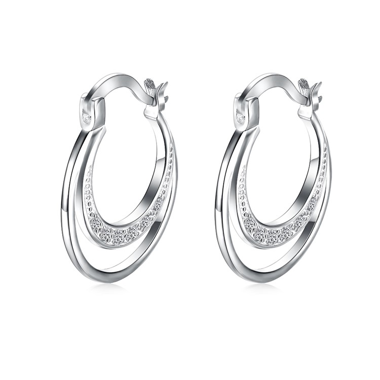 Purchased Spce779 Chic Moon Shaped Silver Plated Copper Nice Earrings For Women Las Purchased Spce779 Chic Moon Shaped Silver Plated Copper Nice Earrings For Women Las