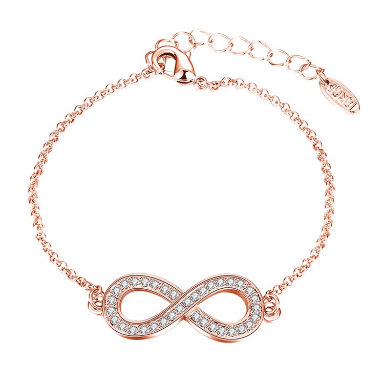 Akb017 Fancy Pretty 8 Design Bracelet Charm Plated Tin Alloy Akb017 Fancy Pretty 8 Design Bracelet Charm Plated Tin Alloy Bracelets Rose Gold Tvc Mall