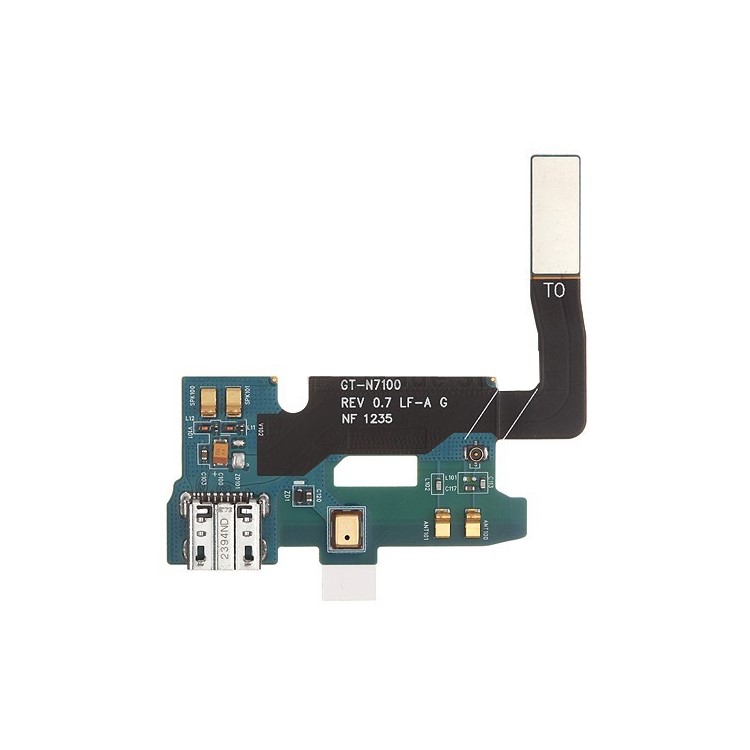 Dock Connector Charging Port Flex Cable for Samsung Galaxy Note II N7100-1