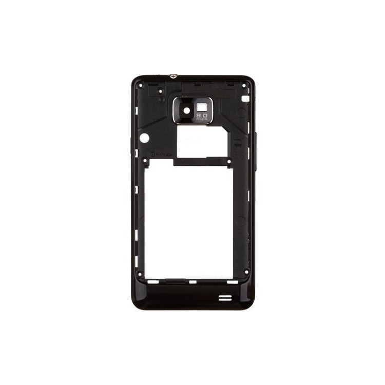 Black OEM Middle Plate Housing Cover for Samsung I9100 Galaxy S2-1
