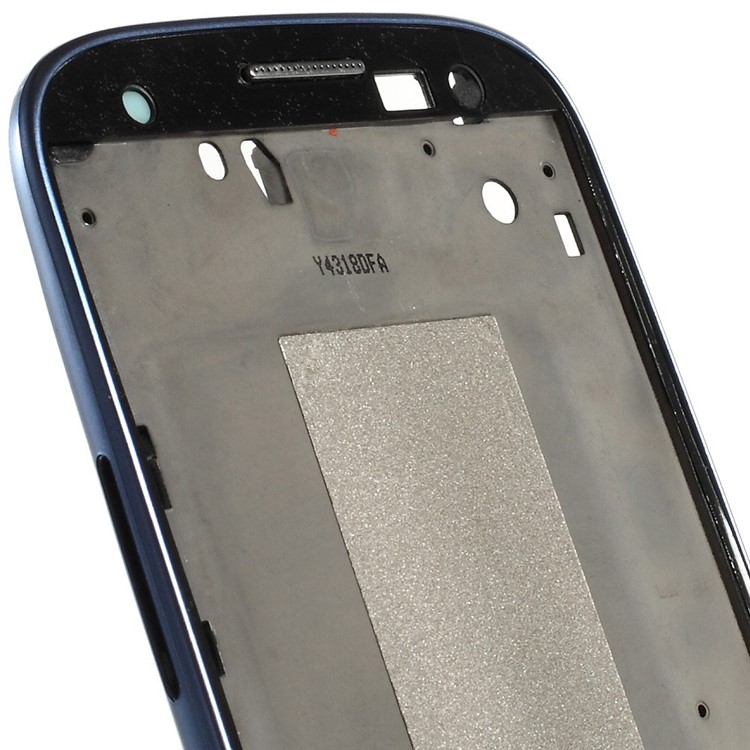 Front Housing Frame Bezel Plate for Samsung Galaxy S 3 iii OEM - Blue-7
