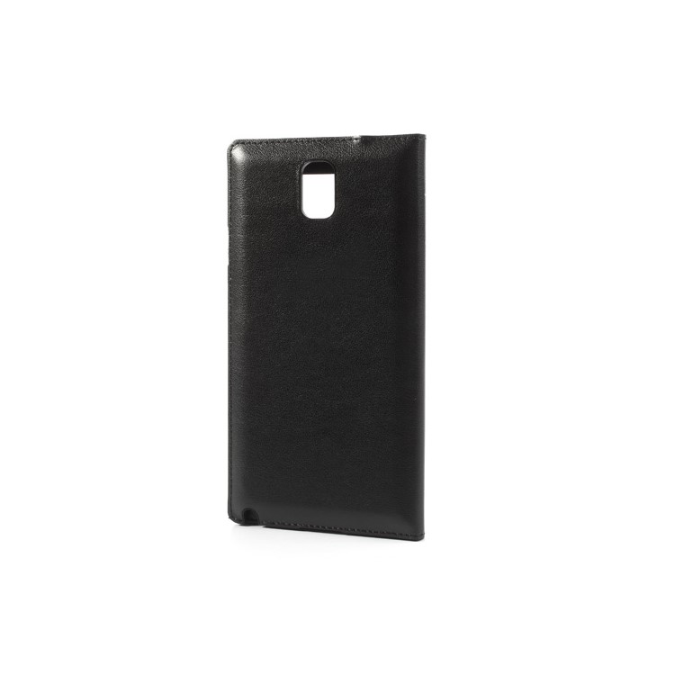 S View Window Smart Leather Battery Cover for Samsung Galaxy Note 3 N9005 N9002 N9000 - Black-4