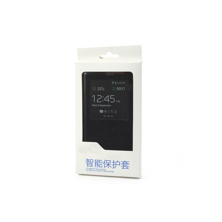 S View Window Smart Leather Battery Cover for Samsung Galaxy Note 3 N9005 N9002 N9000 - Black-9