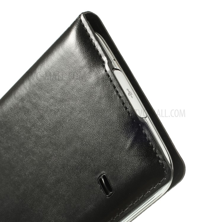 Black Window View Leather Flip Smart Battery Door Cover for Samsung Galaxy S5 G900-5