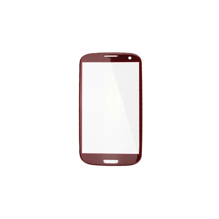 Front Screen Glass Lens for Samsung i9300 Galaxy S III S3 - Red-1