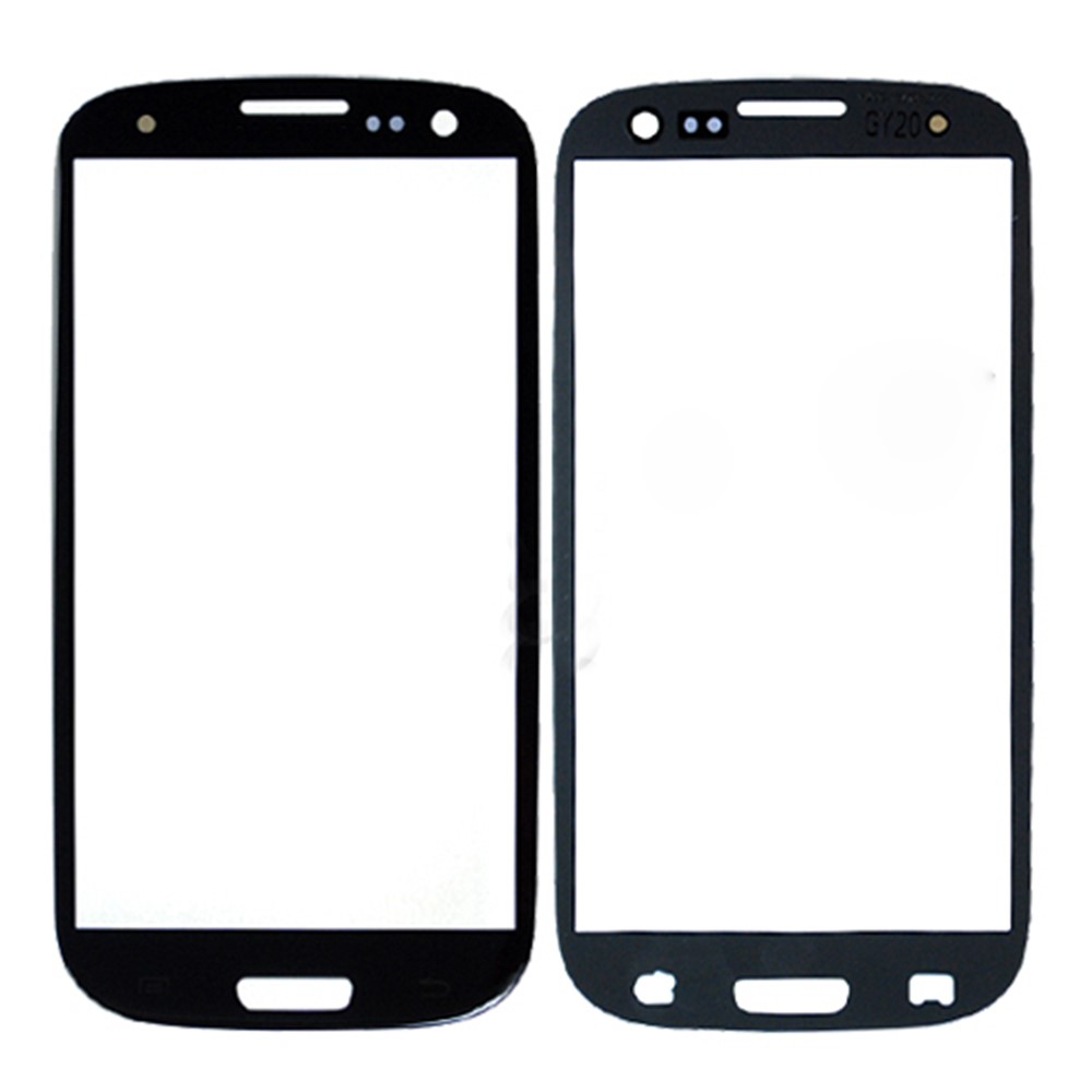 Front Glass Lens Screen Cover for Samsung i9300 Galaxy S III S3 - Black-1