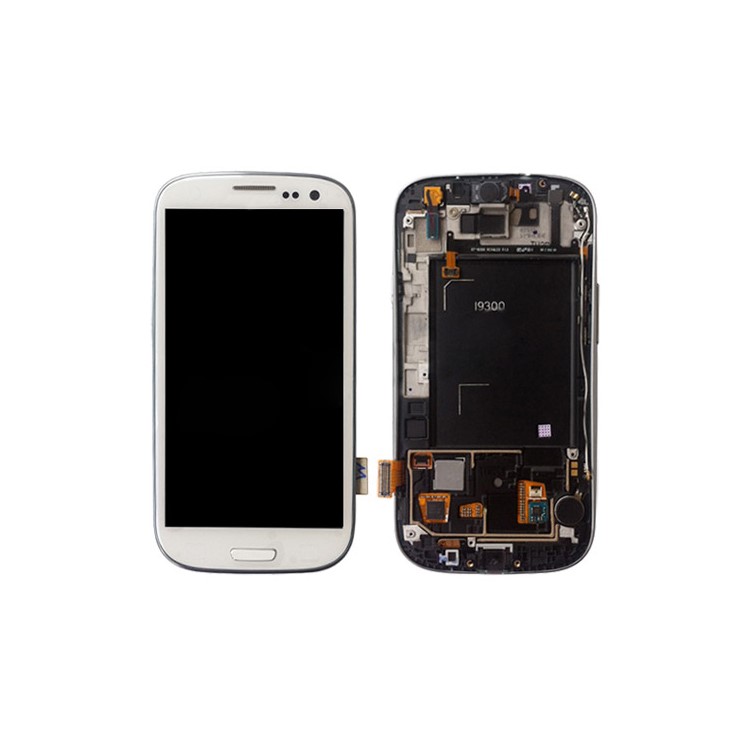 Samsung i9300 Galaxy S iii LCD Assembly w/ Touch Screen Digitizer and Other Parts - White-1