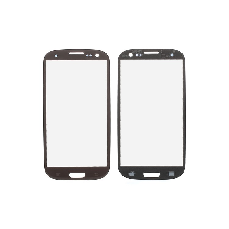OEM Front Outer Glass Screen Lens for Samsung I9300 Galaxy S3 - Brown-1