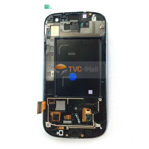 White for Samsung I9305 Galaxy S3 LTE LCD Screen and Digitizer Assembly w/ Front Housing-2